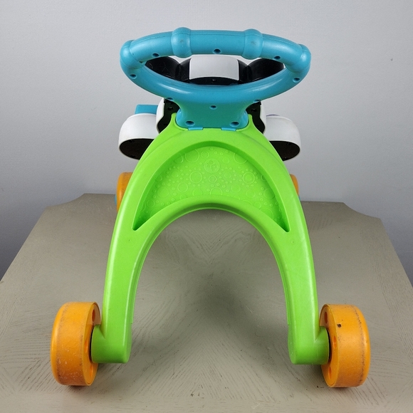 Fisher-Price Learn With Me Zebra Walker, First Steps Baby Walker Push Along Toy - Picture 2 of 3